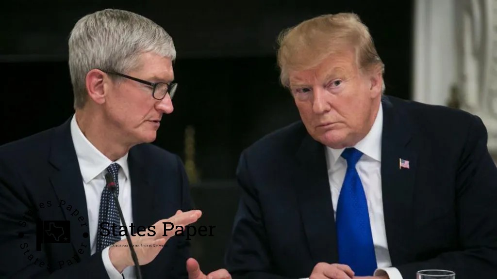 Trump says Apple boss called him to complain about EU